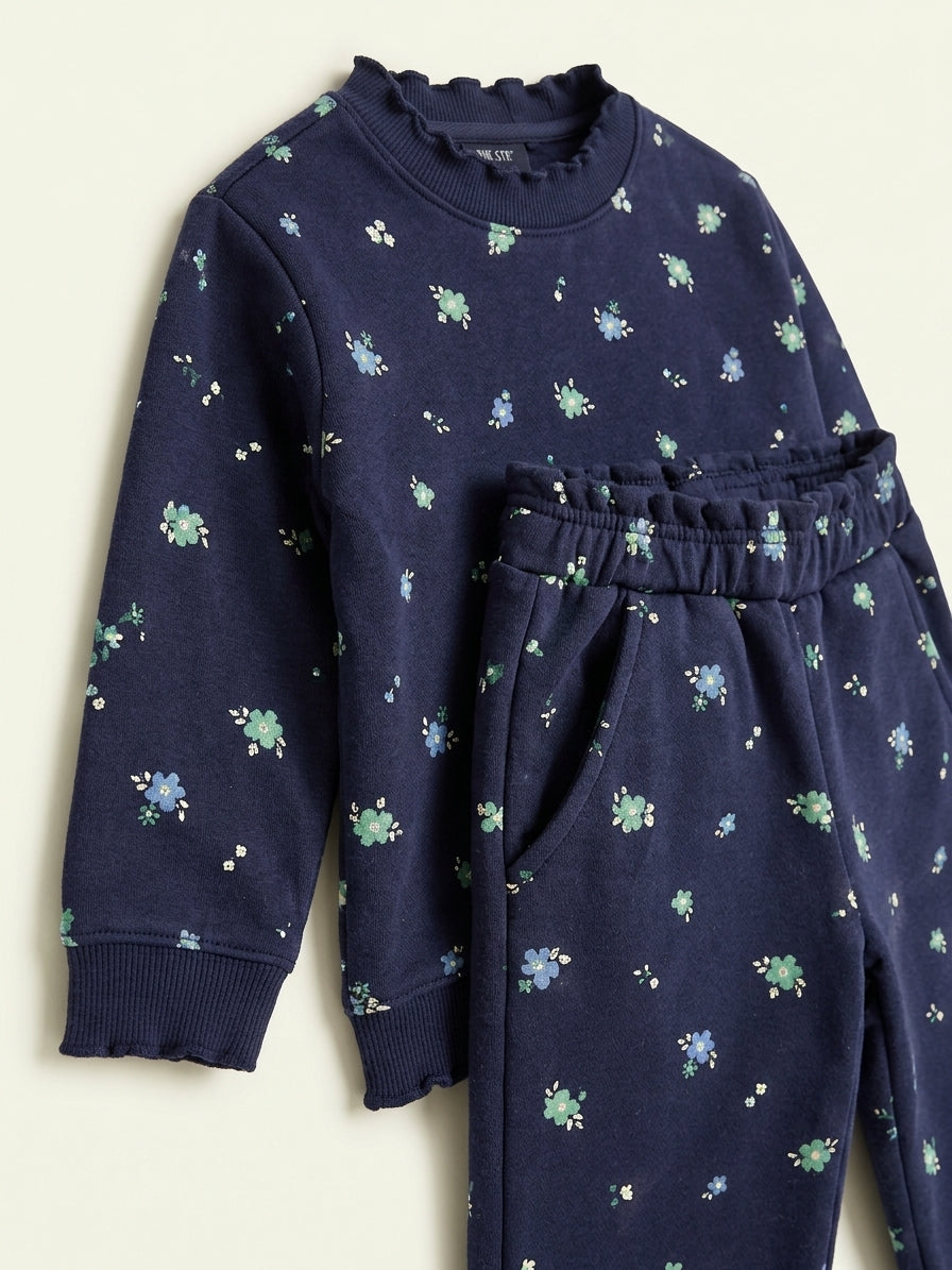 Ditsy Floral Fleece Set