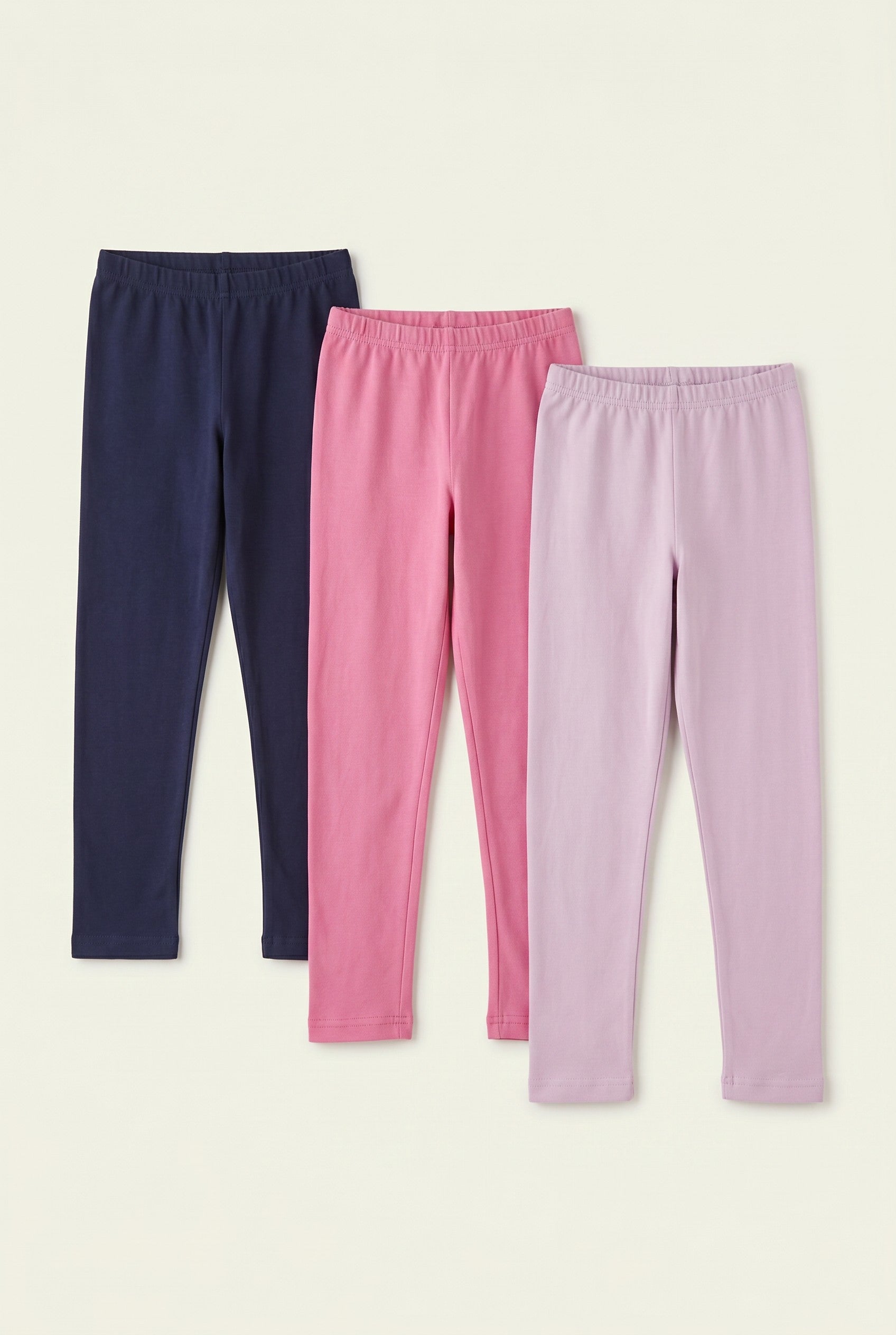 Navy, Pink, Lilac Tights (Pack of 3 )