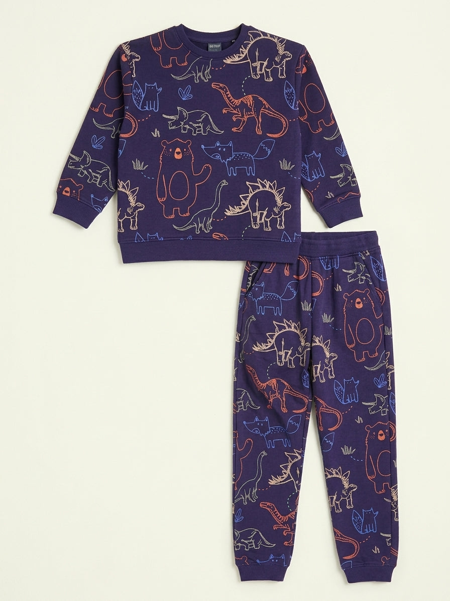 Snuggly Dino Bear Wintersuit