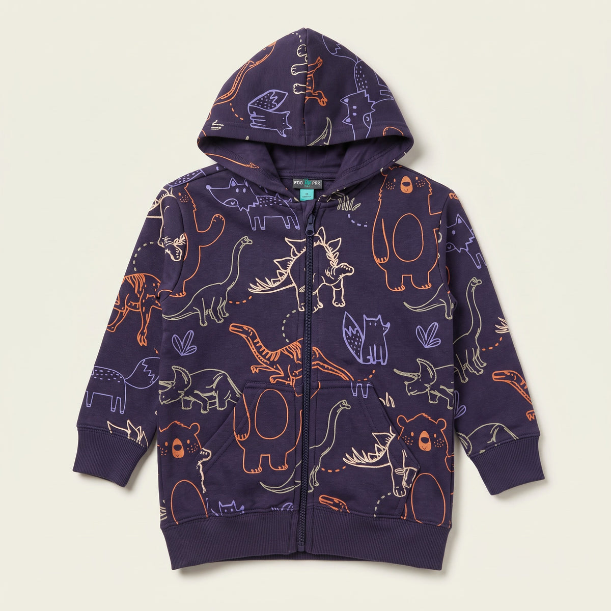 Navy Woodland Hoodie