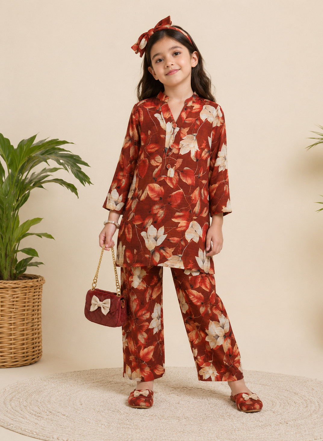Printed Shirt with Trouser (GEC-2605)