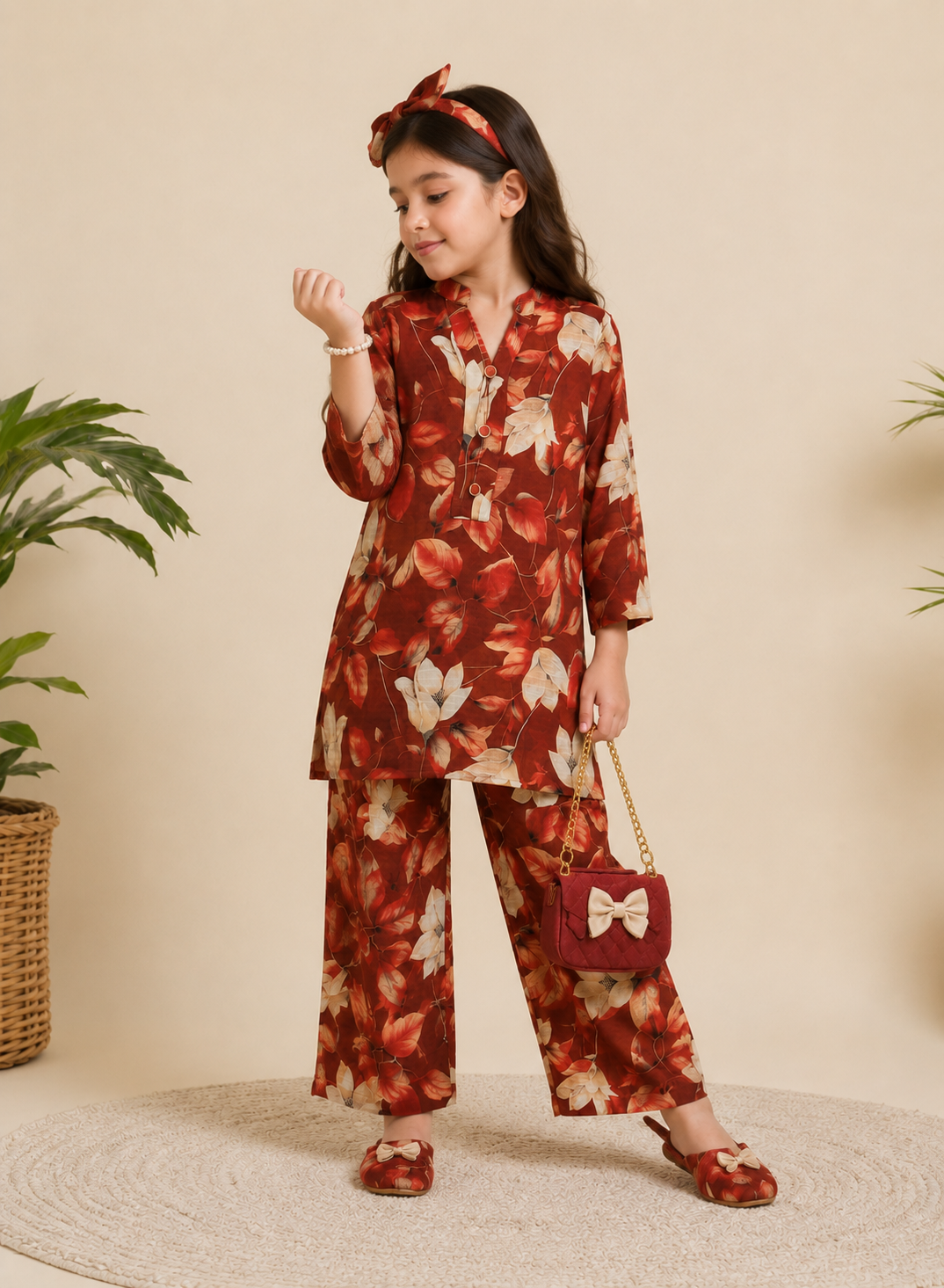 Printed Shirt with Trouser (GEC-2605)