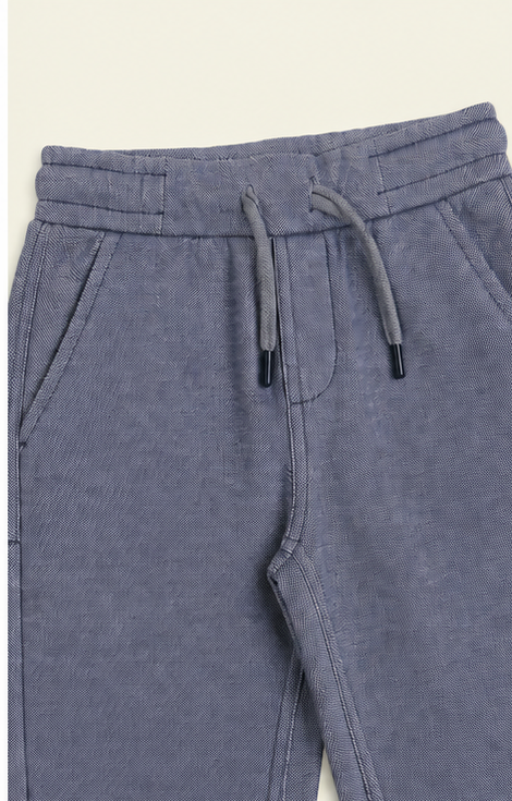 Navy Soft Denim Pants